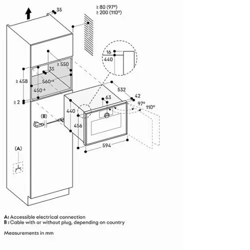 Духовой шкаф GAGGENAU GM450120