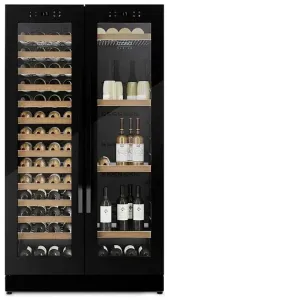 Винный шкаф CASO WineChef Duo 122 Black