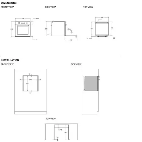 Духовой шкаф BERTAZZONI FMOD6117PTG3
