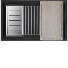 Кухонная мойка PAULMARK LUMI-MULTI SINK LU-MULTI 74-BLM