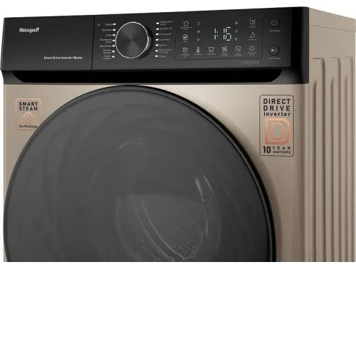 Стиральная машина WEISSGAUFF WM 59411 Direct Drive Inverter Steam Champagne