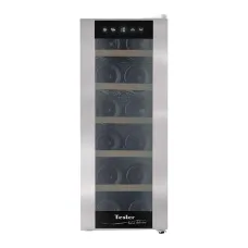 Винный шкаф TESLER WCV-125 SILVER