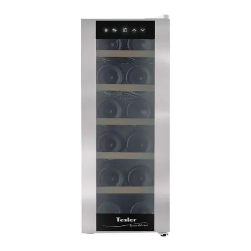 Винный шкаф TESLER WCV-125 SILVER