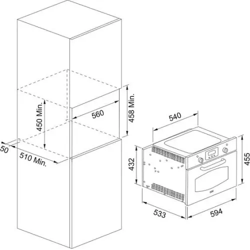 Духовой шкаф FRANKE FMW 45 CL G ON (131.0743.472)