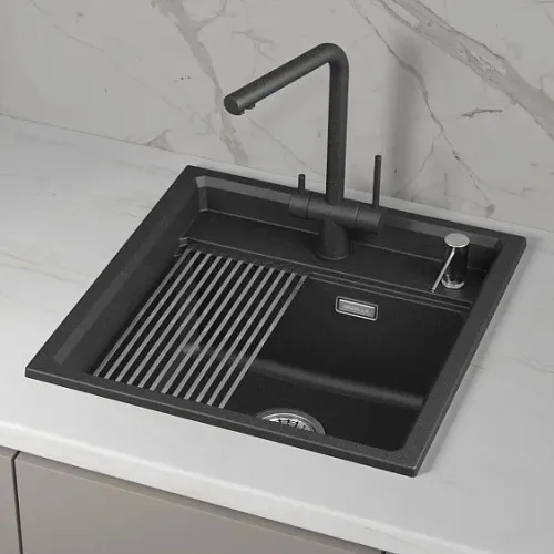 Кухонная мойка GRANULA KS-5002i черный