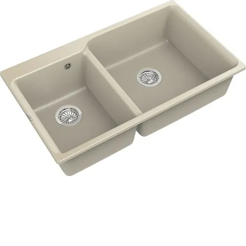 Кухонная мойка RIVELATO AXEL 90D beige scuro