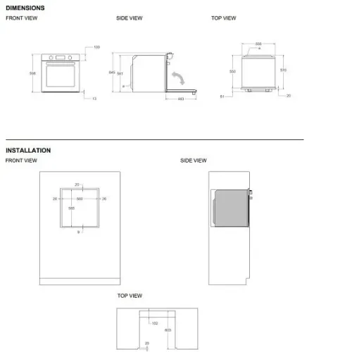 Духовой шкаф BERTAZZONI FHER6117CTAG3