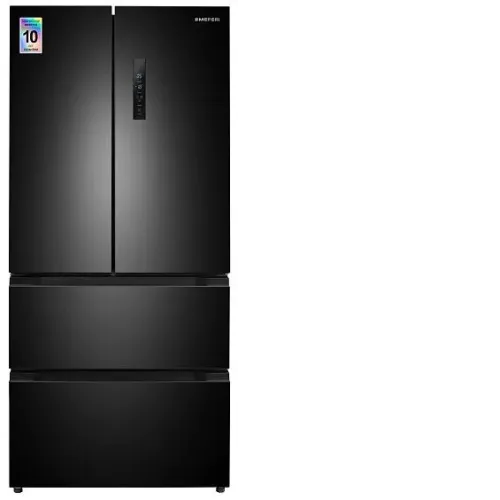 Холодильник MEFERI MFR83BLACK IX TOTAL NO FROST FRENCH DOOR COMFORT