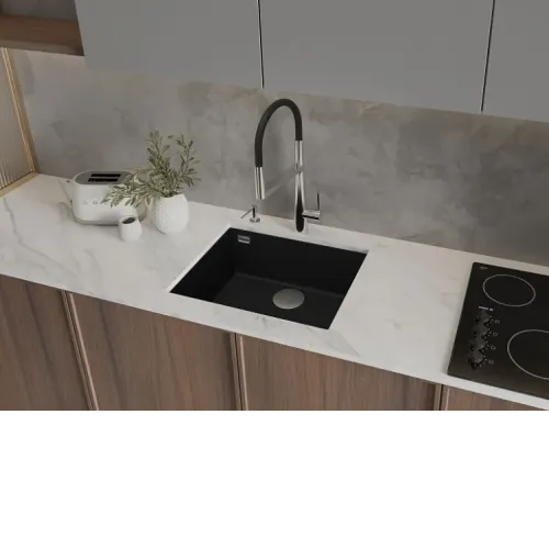 Кухонная мойка RIVELATO STRIA 6053 Nero profondo