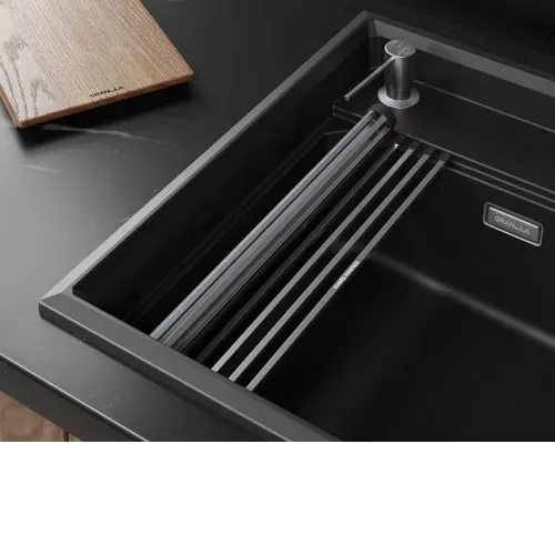 Кухонная мойка GRANULA 5807R шварц