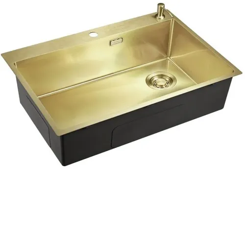 Кухонная мойка EMAR EMB-660(TOP) PVD Matt Gold