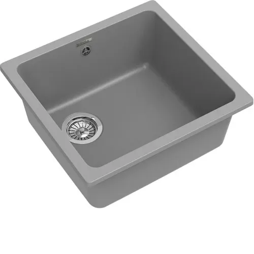 Кухонная мойка RIVELATO BERKANA 45 grigio metallizzato