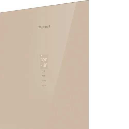 Холодильник WEISSGAUFF WRK 195 D Full NoFrost Beige Glass