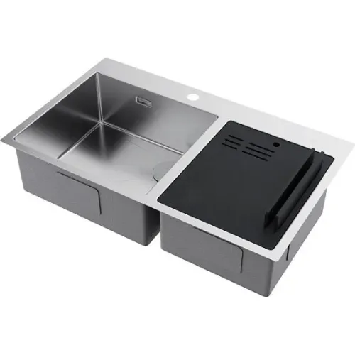 Кухонная мойка OMOIKIRI Akisame 86-2 Side-IN (4997021)