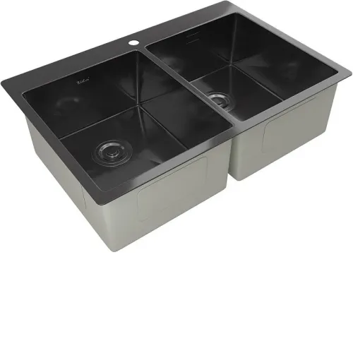 Кухонная мойка RIVELATO Rinox 7450 2В PVD black
