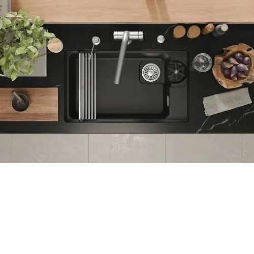 Кухонная мойка GRANULA 7309RU черный