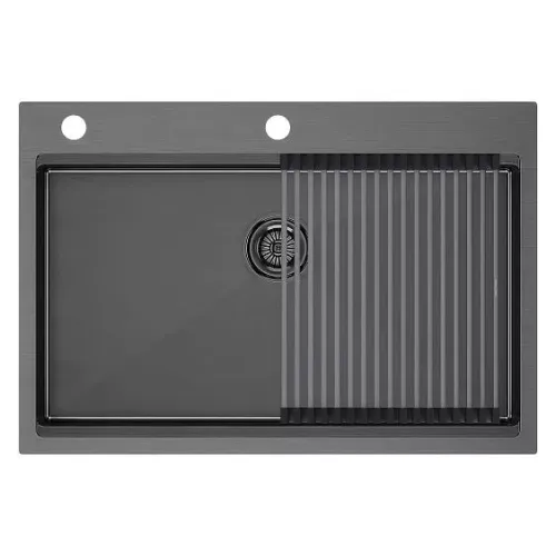 Кухонная мойка PAULMARK KRONER-PRO PM707551-GM