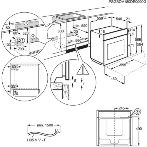 Духовой шкаф ELECTROLUX COB8S39WZ