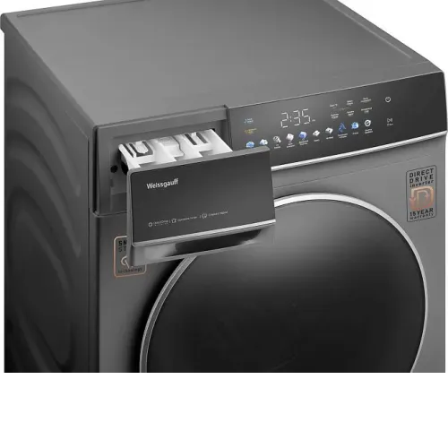 Стиральная машина WEISSGAUFF WMD 62210 Direct Drive Touch Inverter Steam Grey