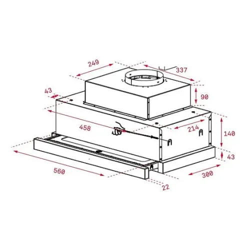 Вытяжка TEKA CNL 6610 STAINLESS STEEL (40436830)