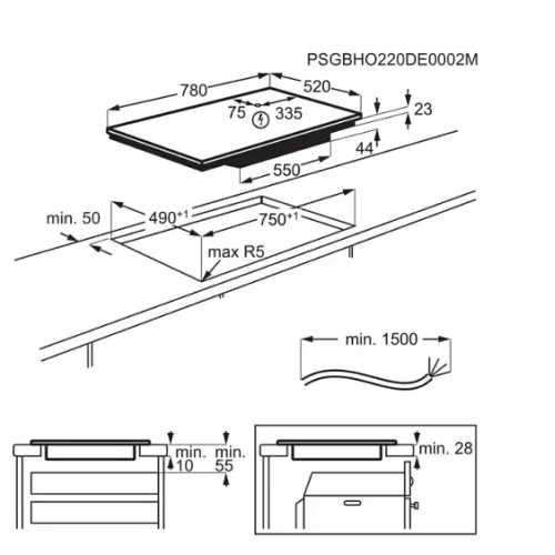 Варочная поверхность AEG TI84IB10FB
