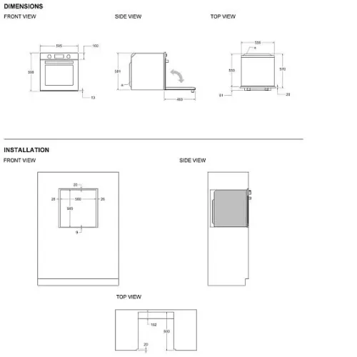 Духовой шкаф BERTAZZONI FPRO6117PTN3