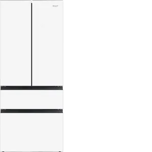 Холодильник WEISSGAUFF WFD 450 Built-in Inverter NoFrost White Glass