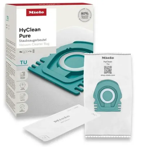 Мешок-пылесборник MIELE TU HyClean 3D (4 мешка и 2 фильтра) PURE