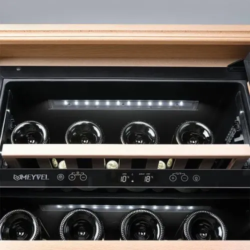 Винный шкаф MEYVEL MV46PRO-KBT2 (Натуральный бук)