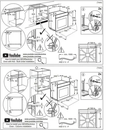 Духовой шкаф ELECTROLUX EOF5F70X