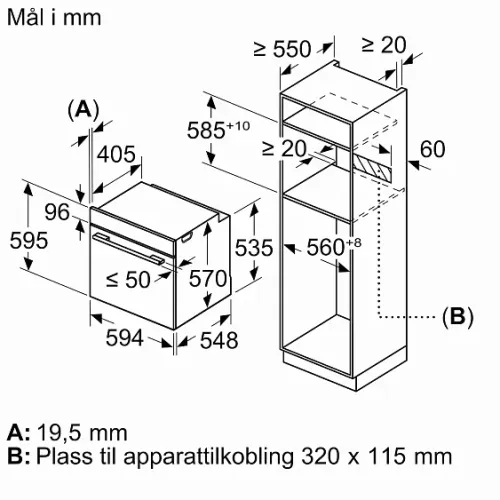 Духовой шкаф BOSCH HBA472BB3