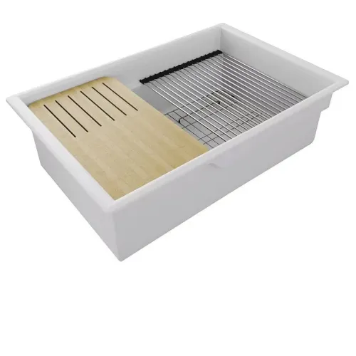 Кухонная мойка PAULMARK GLAMP UNO PM028148-WH