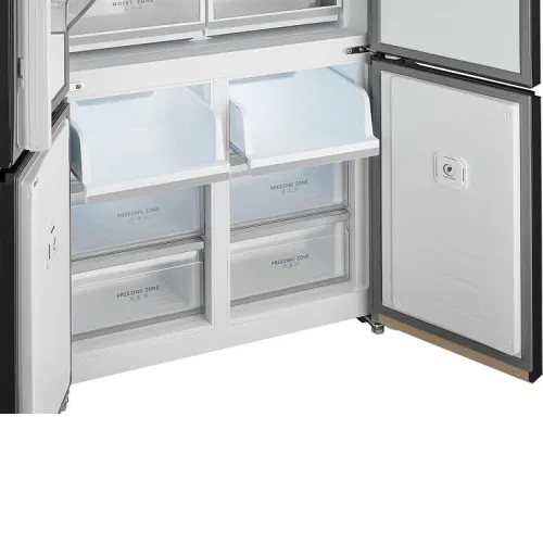 Холодильник WEISSGAUFF WCD 510 Built-in Inverter NoFrost Сhampagne Glass