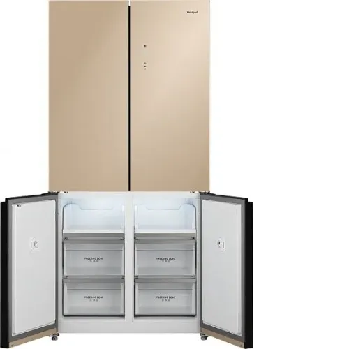 Холодильник WEISSGAUFF WCD 510 Built-in Inverter NoFrost Сhampagne Glass