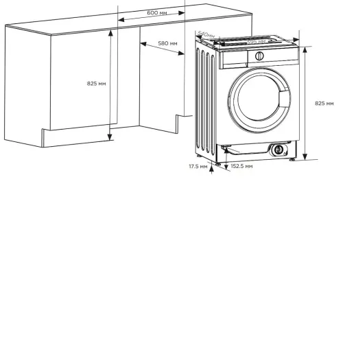 Стиральная машина MIDEA MFA06W80B/W