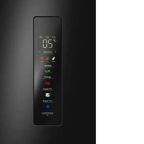 Холодильник MEFERI MFR83BLACK IX TOTAL NO FROST CROSS DOOR COMFORT