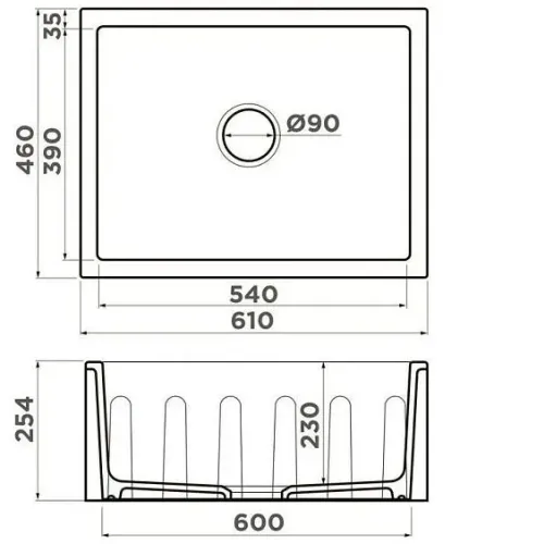 Кухонная мойка OMOIKIRI Mikura 61-SB (4997071)