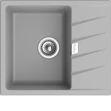 Кухонная мойка RIVELATO RAUM 58 grigio metallizzato
