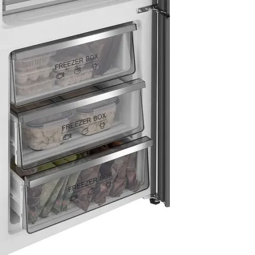Холодильник WEISSGAUFF WRK 195 D Full NoFrost Beige Glass