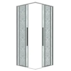 1/2 душевого ограждения GROSSMAN 1/2.K33.01.10L.10.02 хром