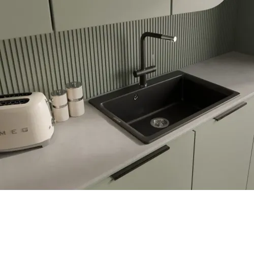 Смеситель RIVELATO Lugano nero cromo