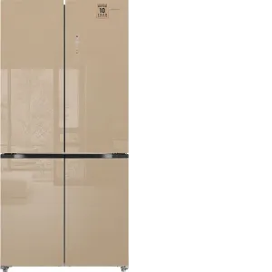 Холодильник WEISSGAUFF WCD 510 Built-in Inverter NoFrost Сhampagne Glass