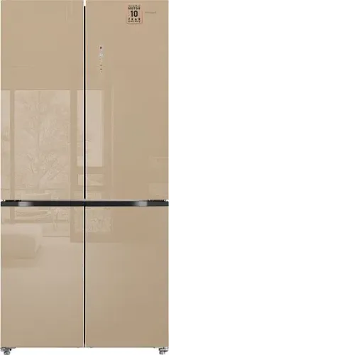 Холодильник WEISSGAUFF WCD 510 Built-in Inverter NoFrost Сhampagne Glass