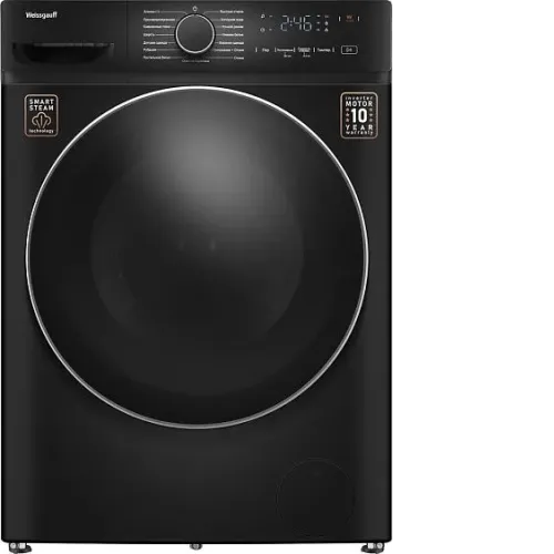 Стиральная машина WEISSGAUFF WM 4627 Touch Inverter Steam Black