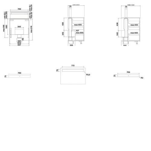 Вытяжка FALMEC LEVEL INVISIBLE (CLEW90.E2P2#EUN490F)