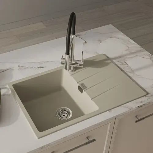 Кухонная мойка RIVELATO RAUM 78 beige scuro