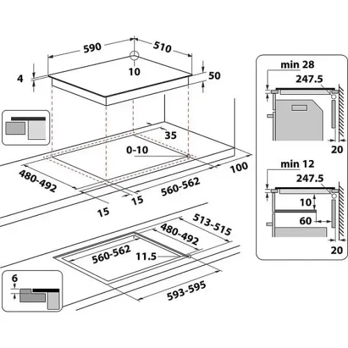 Варочная поверхность WHIRLPOOL WLS1360NE