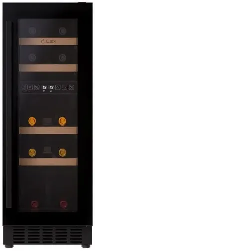 Винный шкаф LEX LWD3017BL dual zone