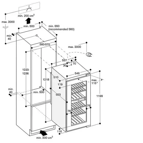 Винный шкаф GAGGENAU RW222262