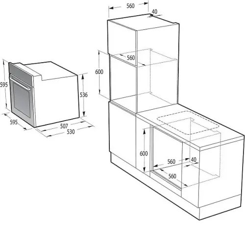 Духовой шкаф GORENJE BO6737E02TNBG